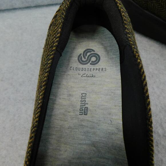 CLOUDSTEPPERS by Clarks Slip-On Loafers Brown Tweed - Size 6.5 Wide - Picture 7 of 9